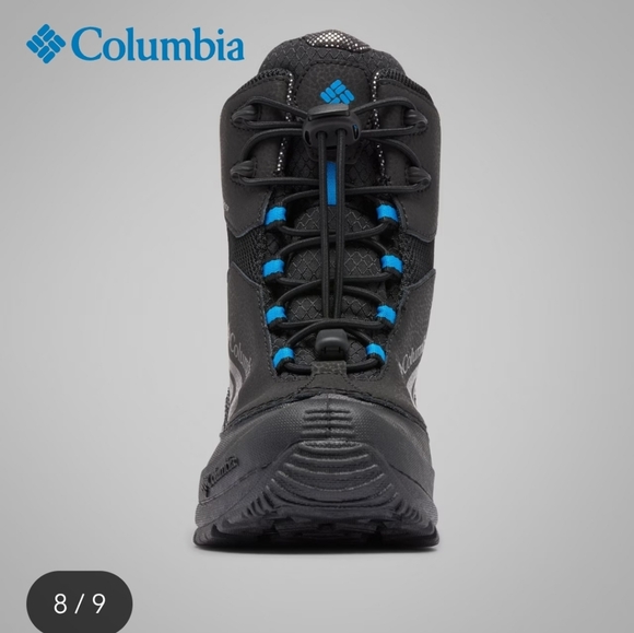 Columbia Kids Boys Girls Waterproof Black Snow Boots Size 5 Youth - Picture 3 of 12